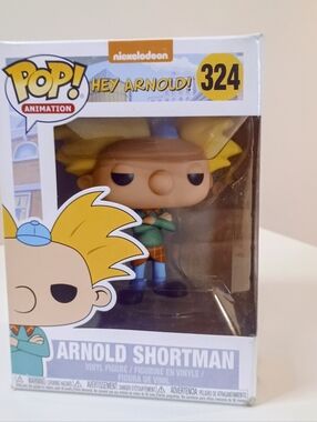 NWT Funko Pop! Animation Arnold Shortman #324 - Multicolor